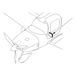 Cirrus SR20/SR22/SR22T GDL 88 ADS-B transceiver location, SB2X-23-05