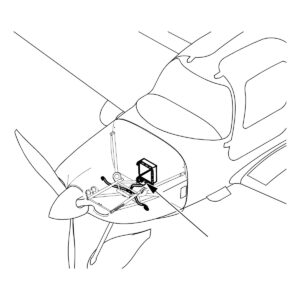 Cirrus SR22T engine compartment oil pressure sensor location, SB2X-79-04
