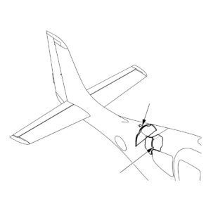 Cirrus SR22 main headliner and bulkhead 222 location, SB2X-25-12