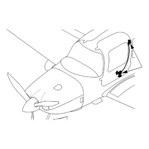 Cirrus SR20/SR22 cabin door latch location, SB2X-52-03
