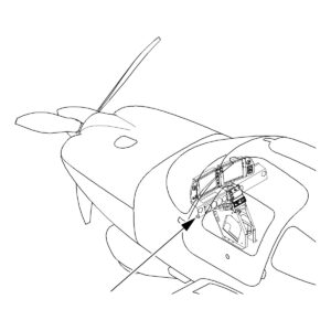 Cirrus SR20/SR22 center console location, Landing Gear Simulator SB2X-115-01
