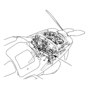 Cirrus SR22T induction crossover duct location, SB2X-72-01