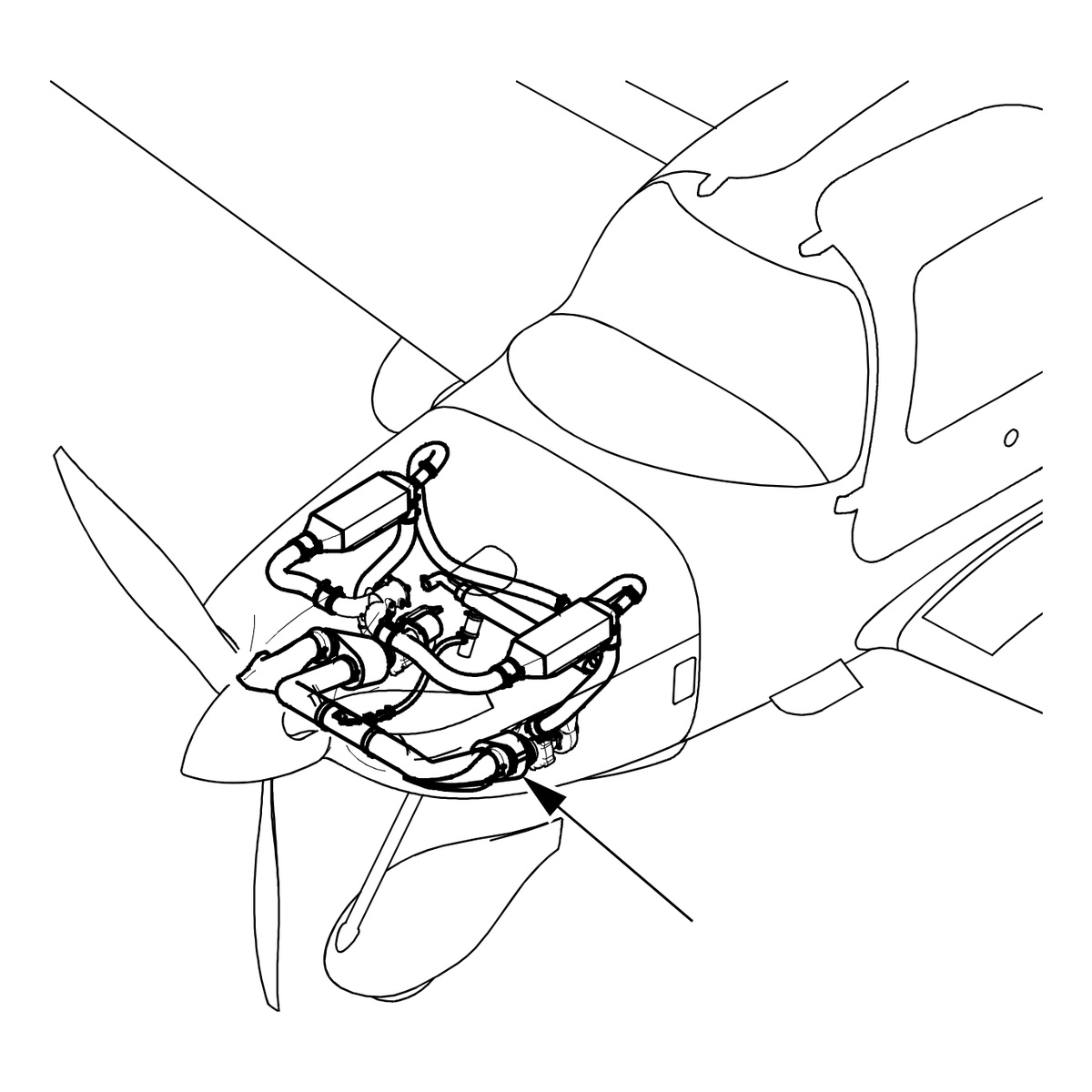 Cirrus SR22T induction air box seal location, SB2X-71-17