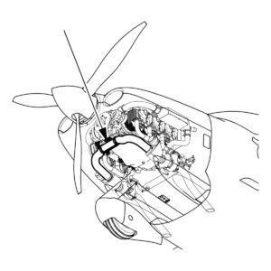 Cirrus SR22T alternate air box bracket location, SB2X-71-27