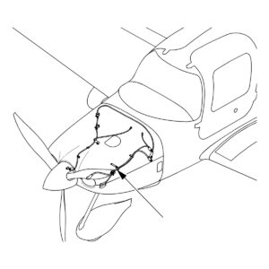 Cirrus SR20 ALT 2 and starter wiring location, SB2X-24-20
