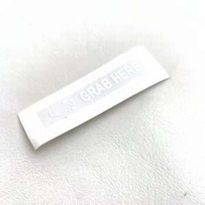 Grab Placard, White Text